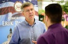 Rep. Erik Paulsen spoke with voters at the Cub Foods in Champlin as part of Congress On Your Corner in 2015.