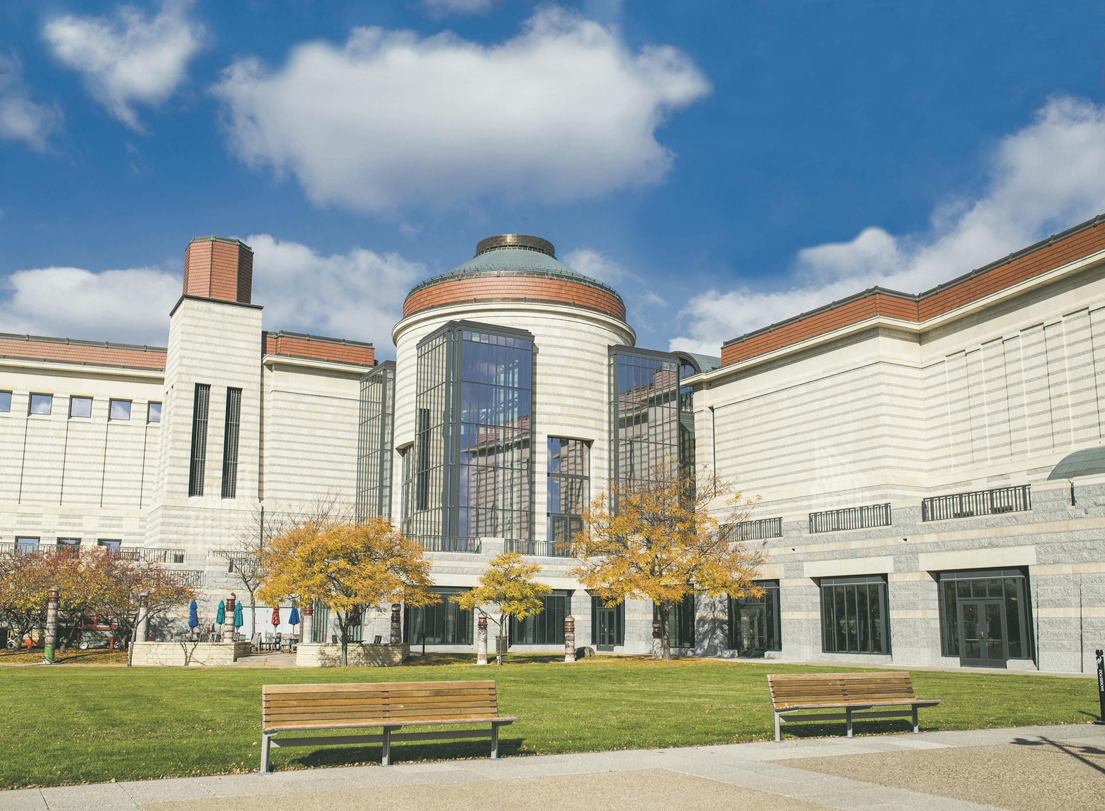 Minnesota History Center exterior Photo by Rebecca Studios, courtesy Minnesota Historical Society