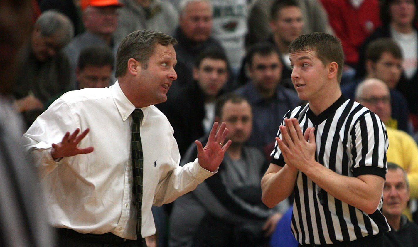 Hopkins High School head boys basketball coach Ken Novak Jr.