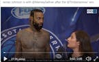 James Johnson thought he was doing a radio interview, went shirtless on TV