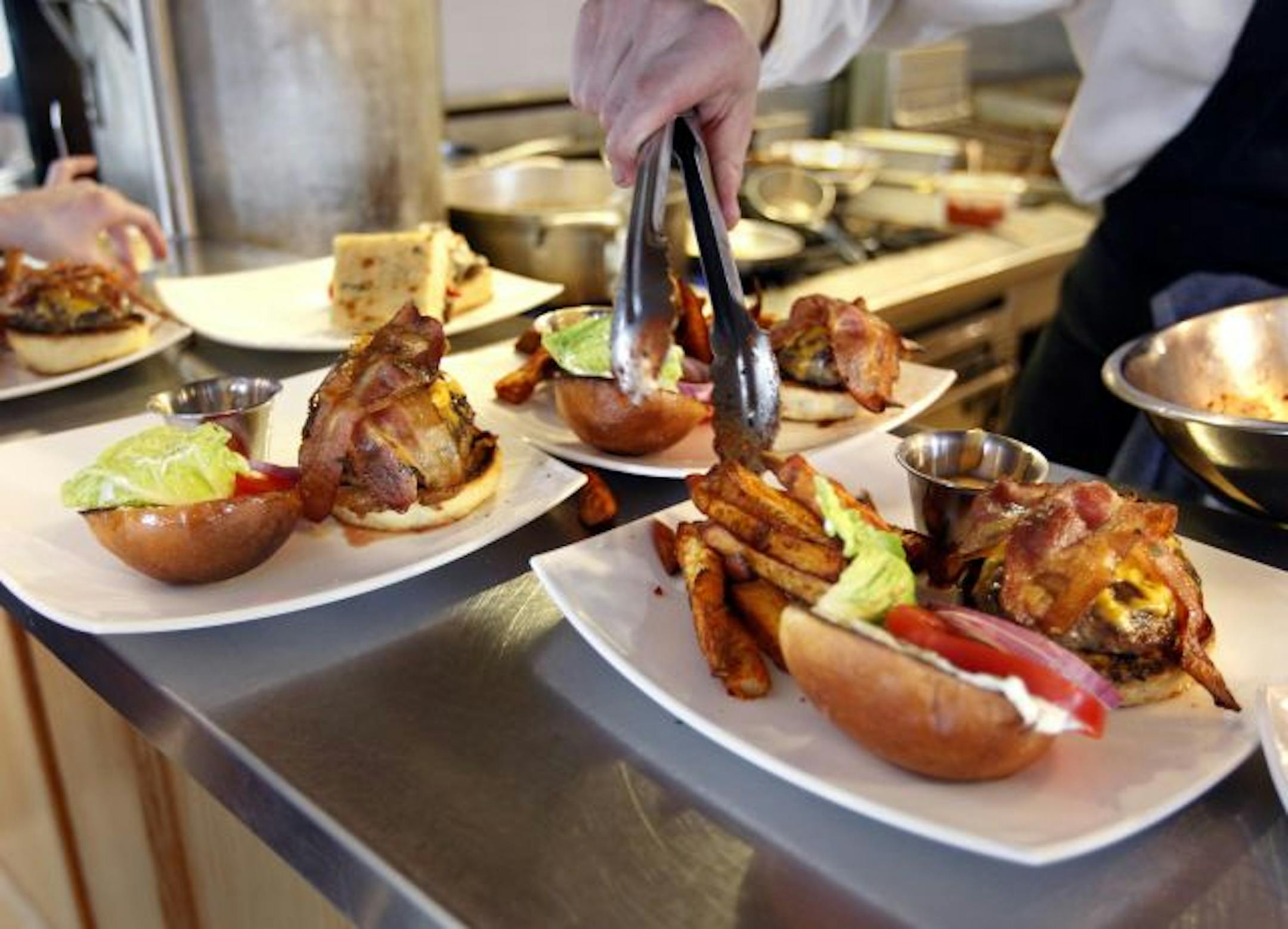Butter burgers at the Purple Sandpiper in Bloomington.