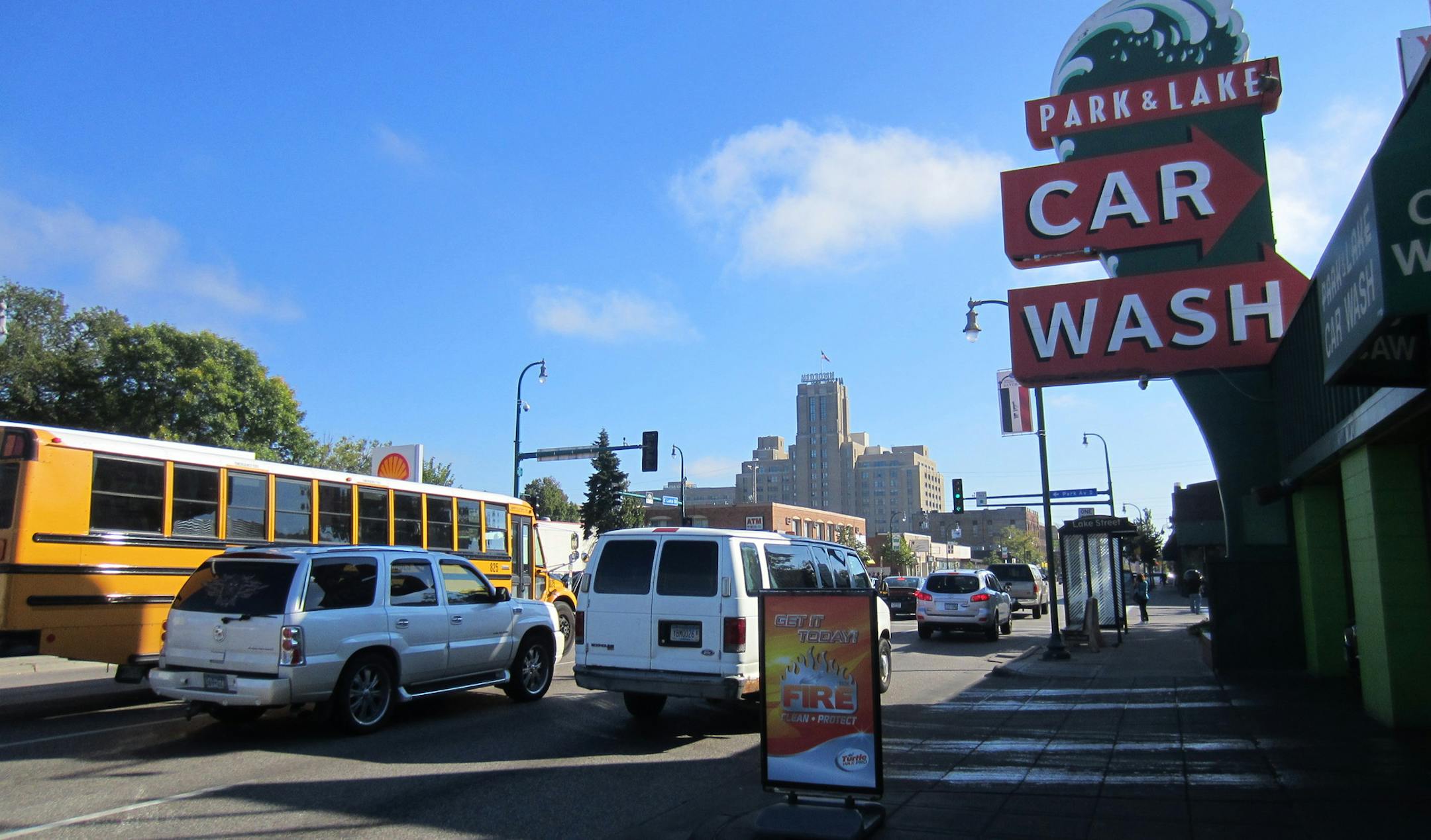 A group of business owners were lauded by the Hennepin County Attorney's office for their efforts to curb the rise in crime along Lake Street in the Phillips neighborhood. (Photo courtesy of Lake Street Council)