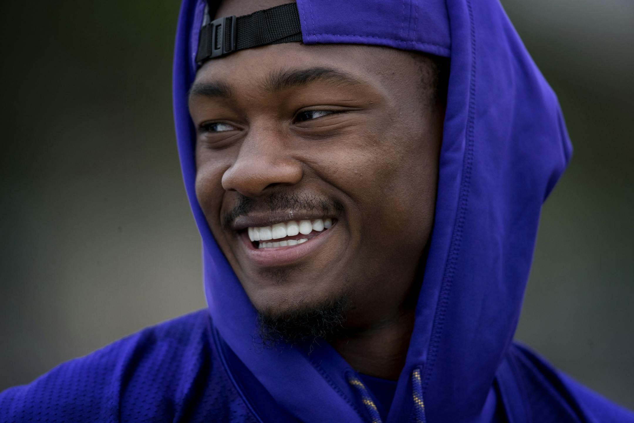 Minnesota Vikings Stefon Diggs during the morning practice.