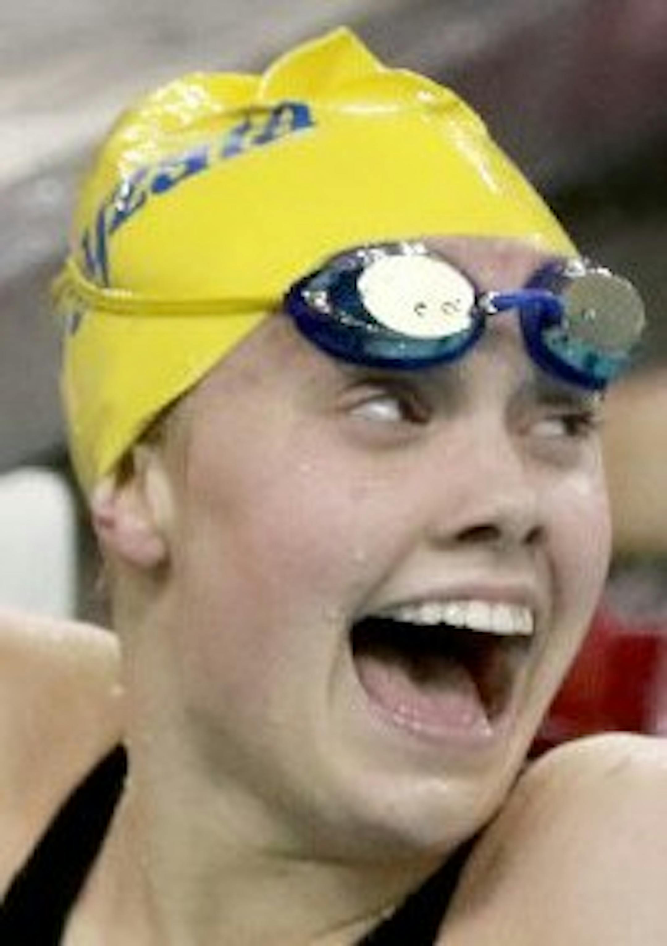 Carly Quast, Wayzata swimming, sr., 2016-17