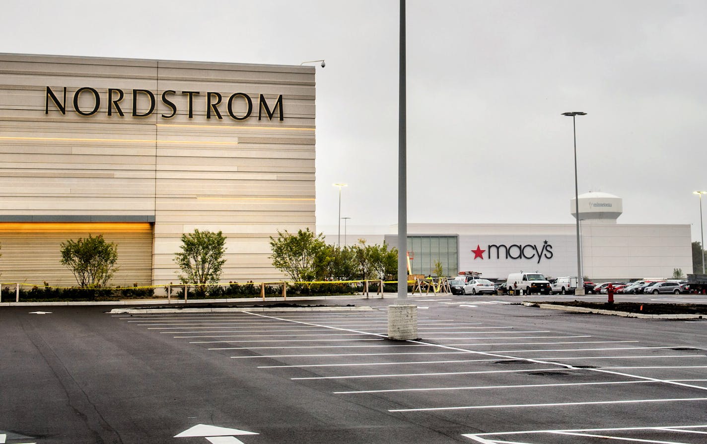 Nordstrom and Macy's at Ridgedale, Minnetonka. ] GLEN STUBBE * gstubbe@startribune.com Tuesday September 22, 2015 Nordstrom will open its second Twin Cities' dept. store in Ridgedale on Oct. 2.