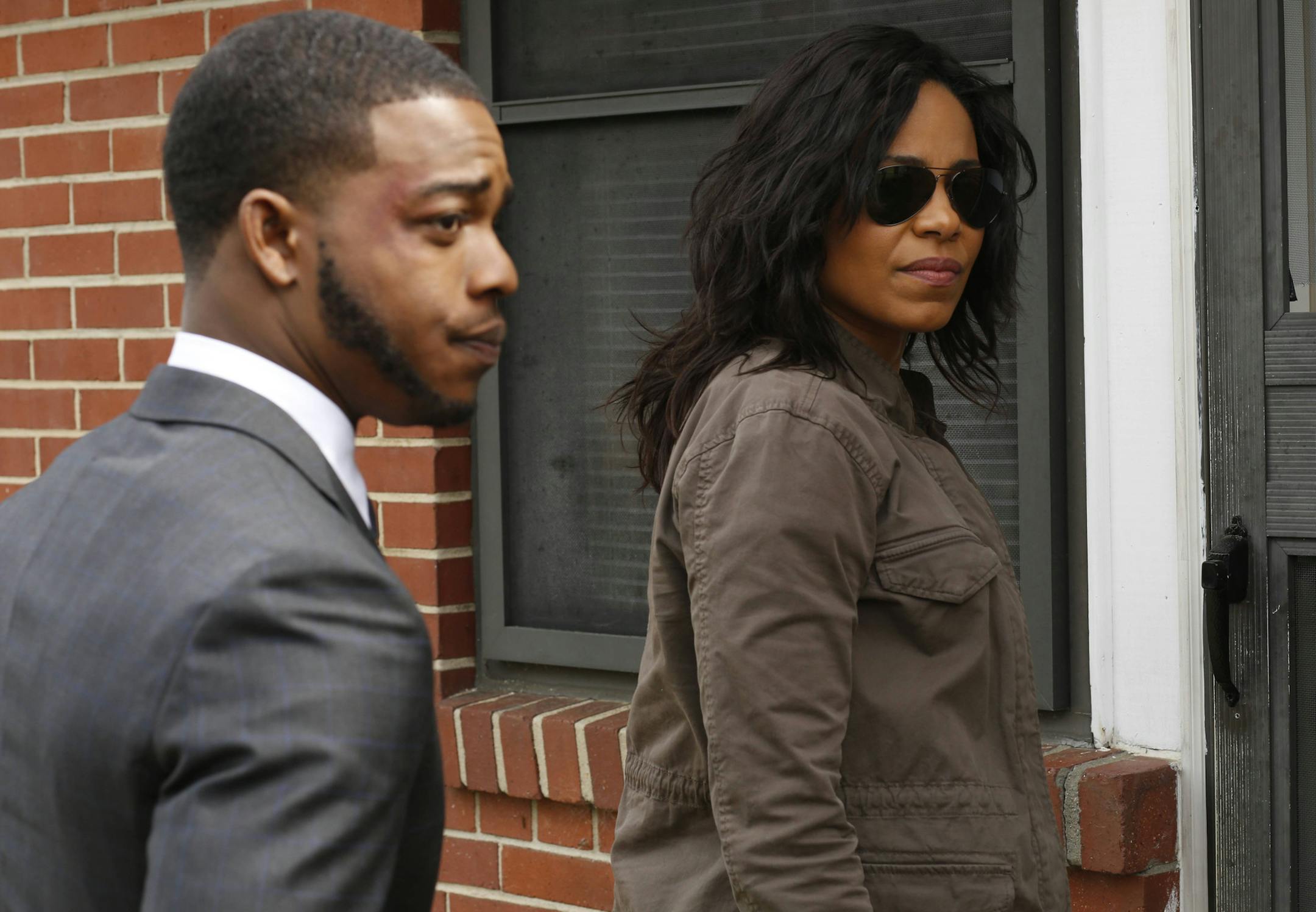 Stephan James and Sanaa Lathan in “Shots Fired.”