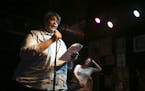 Roxane Gay takes part in Literary Death Match in MInneapolis in 2015.