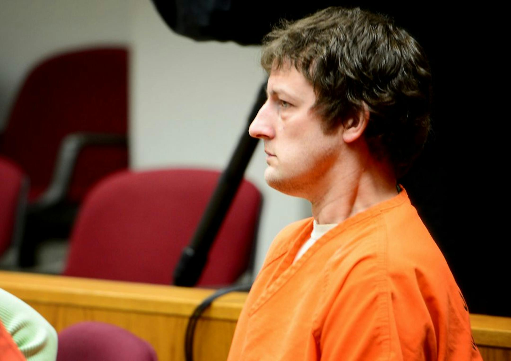 Aaron Schaffhausen, 35, is accused of killing his three children in their River Falls home in July. He faces three counts of first-degree intentional homicide, as well as an arson charge. Thursday, January 17, 2013.