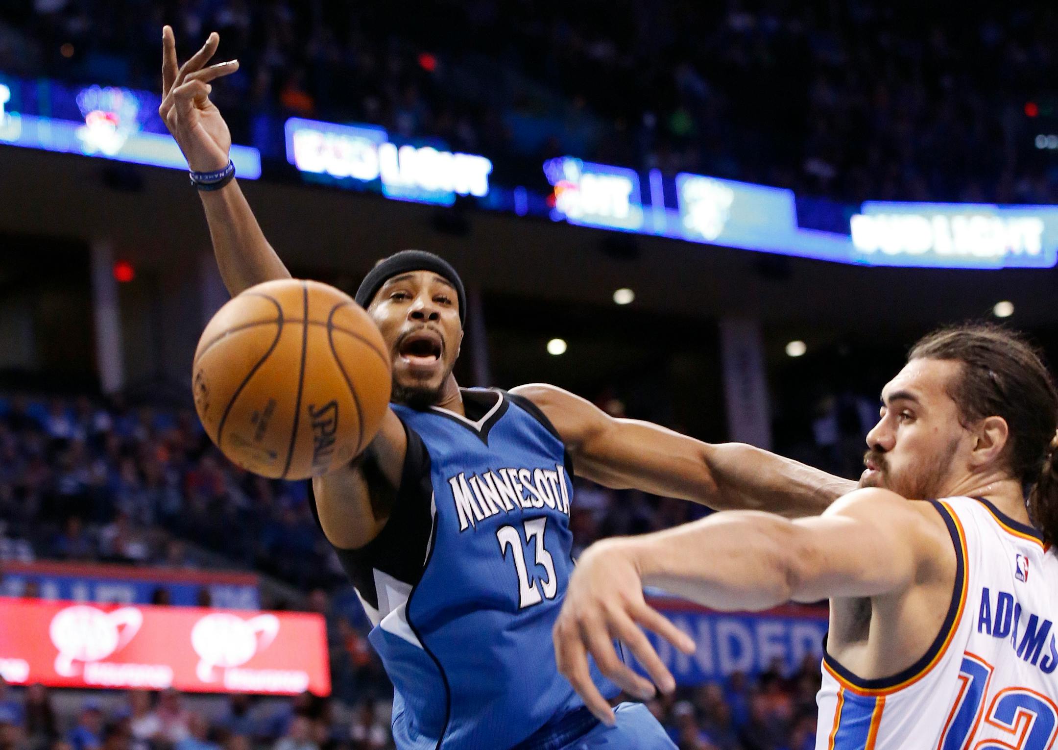 The Wolves on Saturday waived guard Toure' Murry (pictured) and forward Rasual Butler to get to the league-mandated 15-player limit.