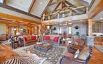 The sprawling lodge-style vacation home on Cross Lake is on the market for $4 million.