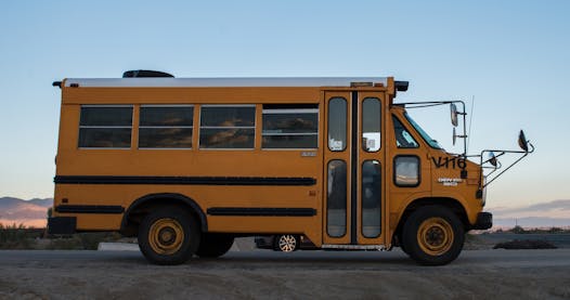 After the election, Ashley Hanson purchased a bus and set out to visit artists in rural America.