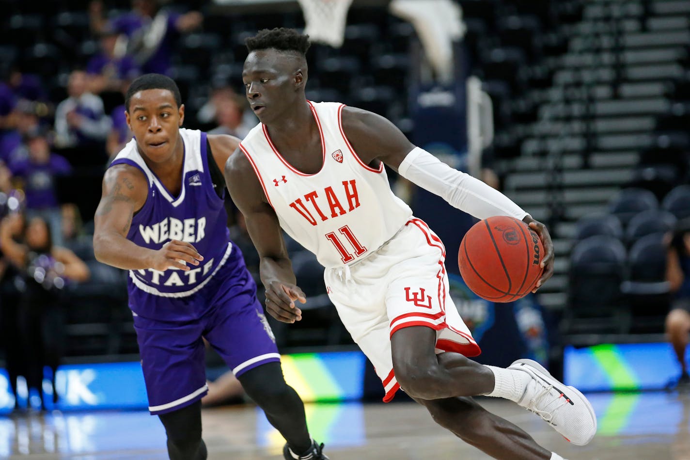 Guard Both Gach (11) announced Monday that he will be transferring to the University of Minnesota. Gach, a rising 6-7 junior, played high school ball in Austin, Minn., and began his college career at Utah.