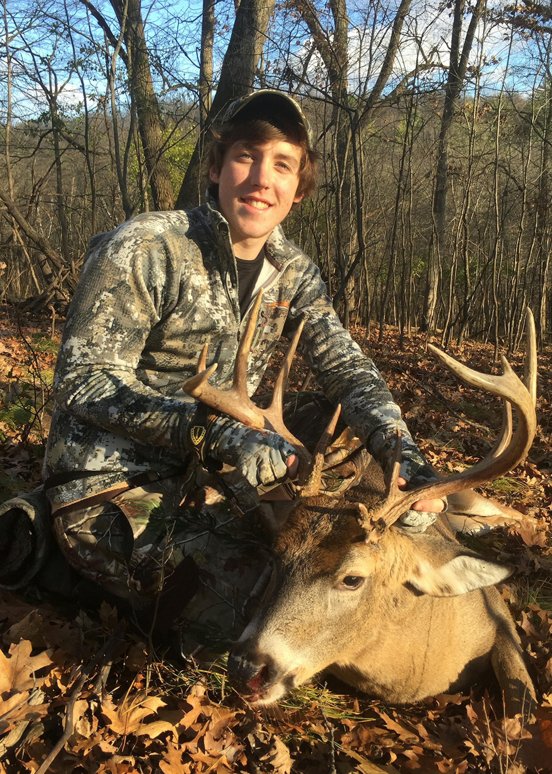 Colin Sackett of Becker with a dandy buck.
