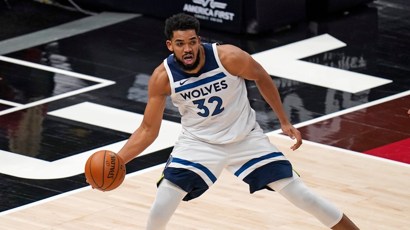 Timberwolves center Karl-Anthony Towns