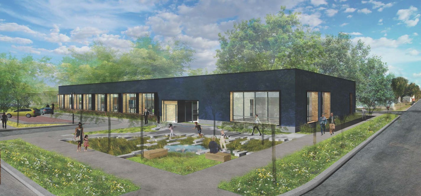 The Capitol Region Watershed District broke ground on its new headquarters.
Courtesy MSR Design