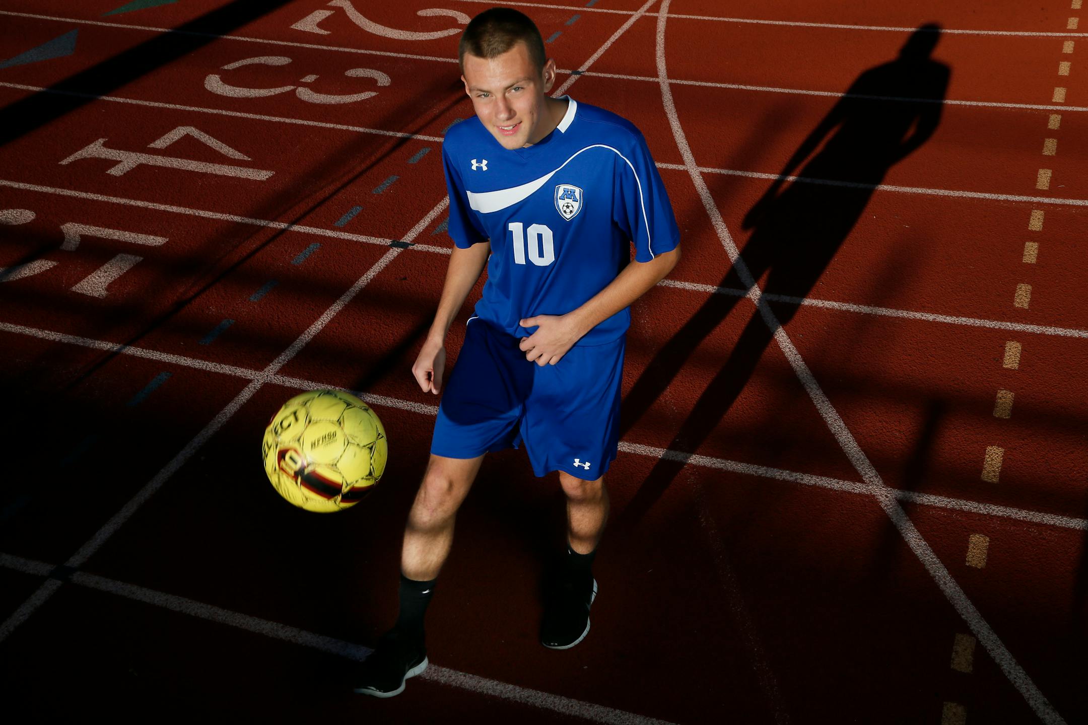 Minnetonka's Suad Suljic, the Boys' Soccer Metro Player of the Year