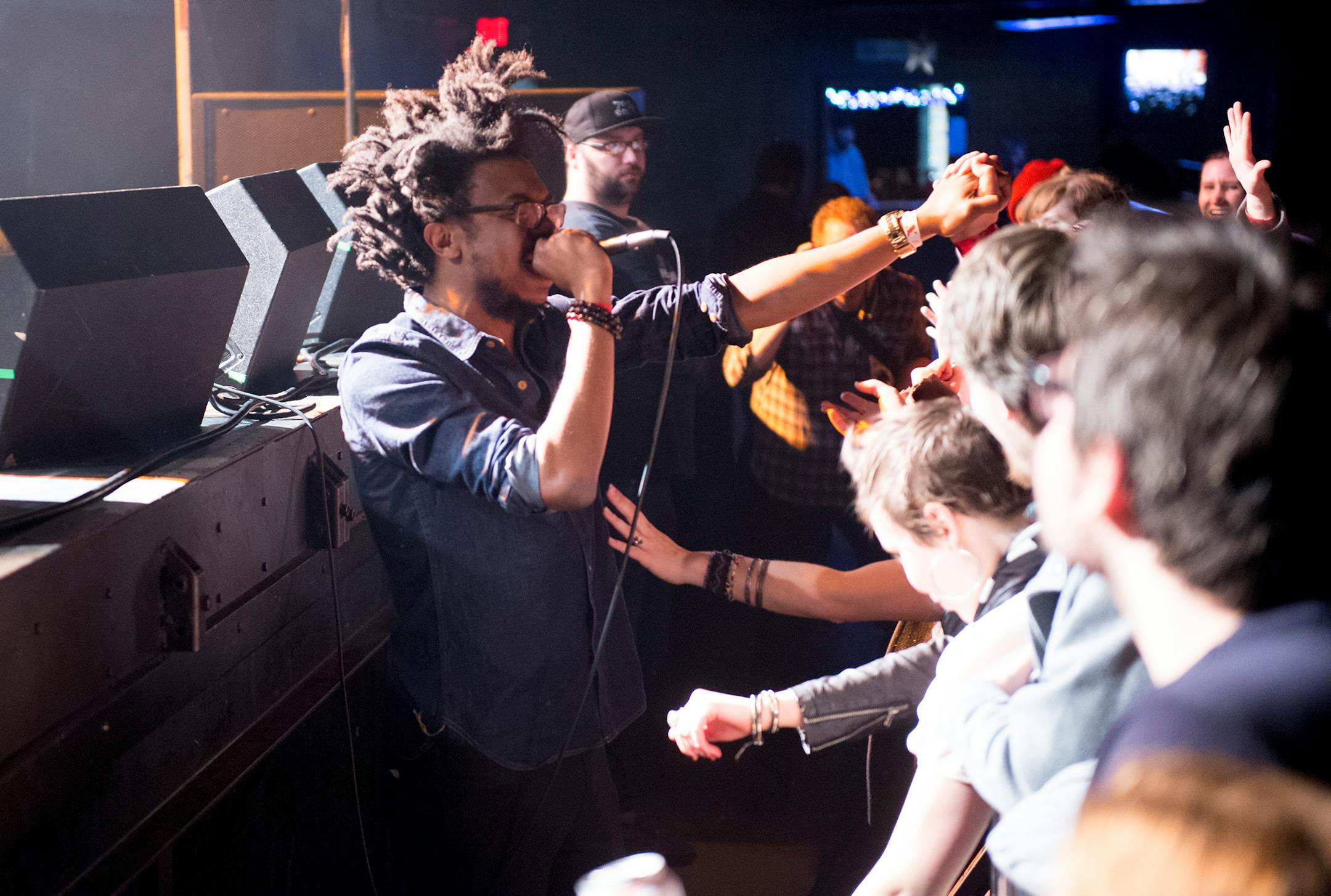 Music venues such as First Avenue in Minneapolis would be affected by the earplug proposal. In this photo, Black Diet performs on the main stage at Are You Local on March 6, 2014.