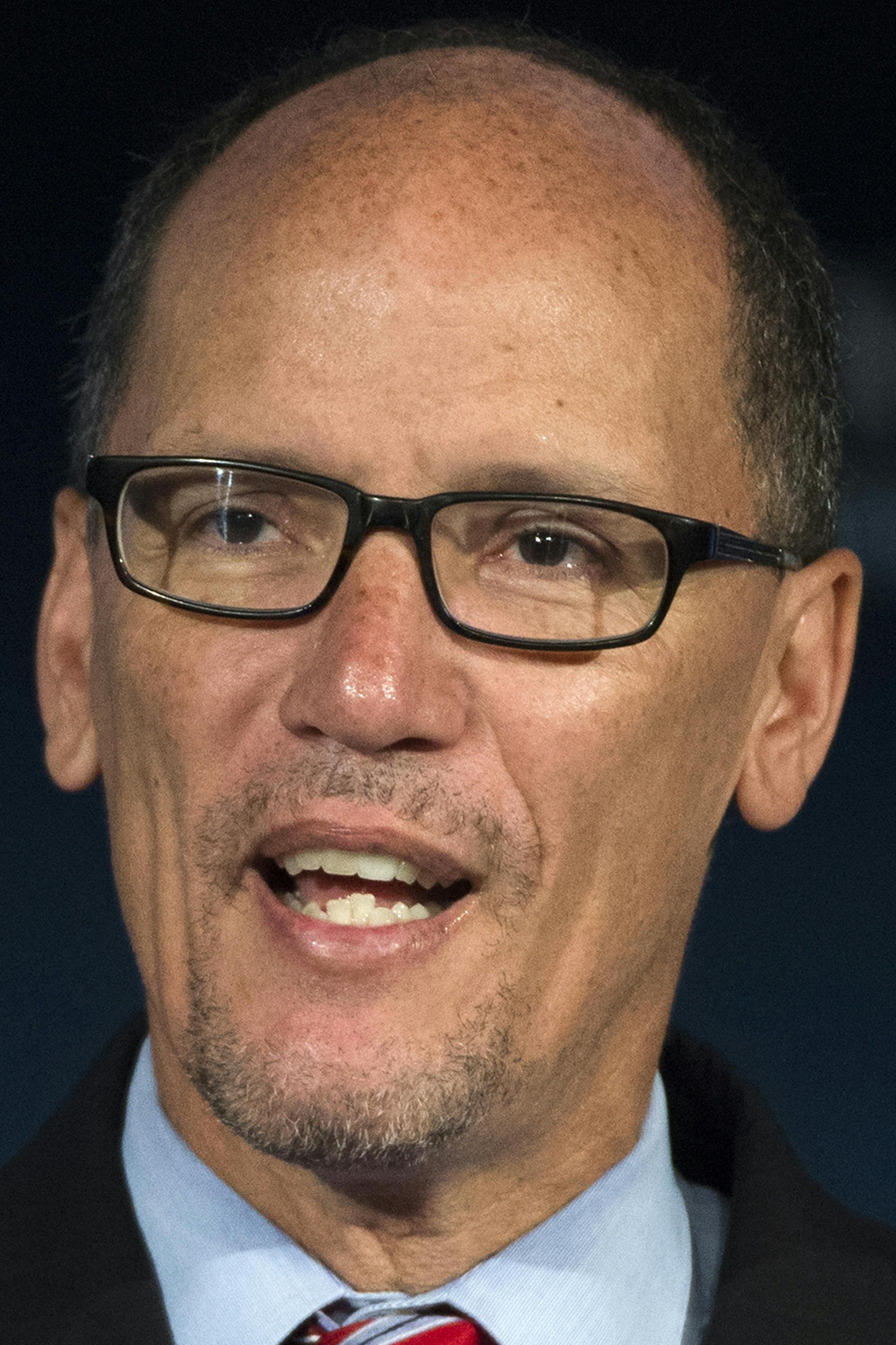 Labor Secretary Thomas Perez speaks at the U.S. Chamber of Commerce Foundation's Hiring Our Heroes program and the George W. Bush Institute's Military Service Initiative national summit, Wednesday, June 24, 2015, at the U.S. Chamber of Commerce in Washington. The summit focuses on creating employment opportunities for post-9/11 veterans and military families. (AP Photo/Molly Riley) ORG XMIT: DCMR118