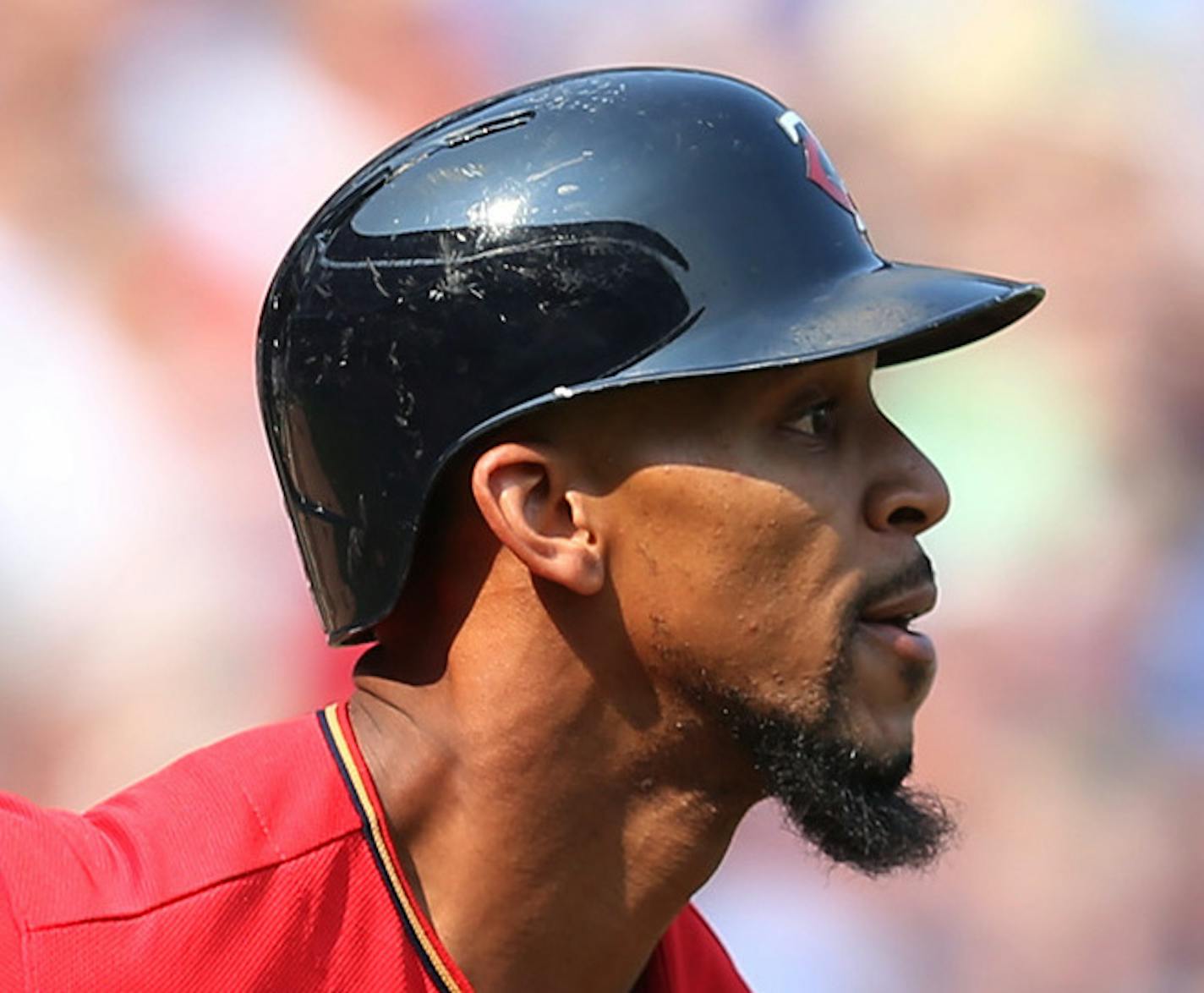 Minnesota Twins center fielder Byron Buxton (25) had a sixth inning double scoring two runs on the play at Target Field Sunday September 3,2017 in Minneapolis, MN. ] Kansas City beat Minnesota 5-4. JERRY HOLT &#xef; jerry.holt@startribune.com ORG XMIT: MIN1709031732170689