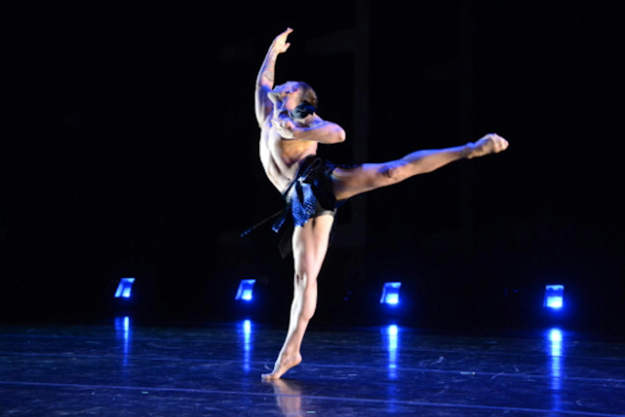 Nic Lincoln in "Glitter Garden" by James Sewell Ballet.