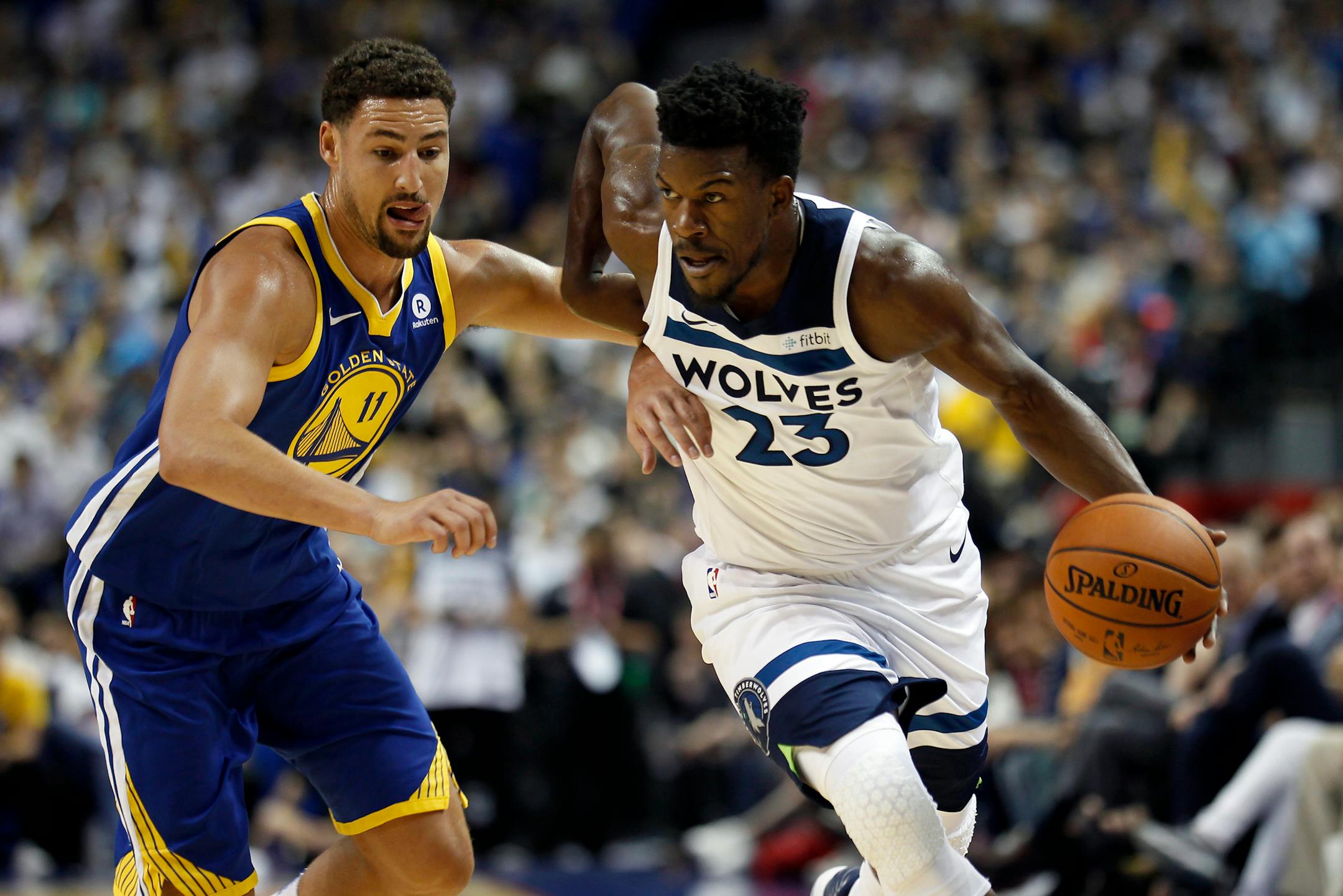 The Wolves' draft-night trade with Chicago for three-time All-Star Jimmy Butler (23) was the first thunderbolt transaction from which everything else tumbled in a dizzying summer when eight All-Stars switched teams and the NBA's balance of power largely continued to shift from East to West.