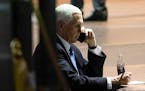 In this image from video released by the House Select Committee, Vice President Mike Pence talks on a phone from his secure evacuation location on Jan