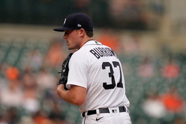 Former Tiger Beau Burrows could make his Twins debut today against his old teammates.