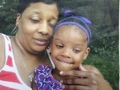 While Corianna Wright, 3, was missing Sunday night, police distributed this photo. Also pictured is the mother, Mykeisha Wright.