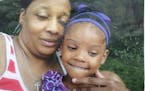 While Corianna Wright, 3, was missing Sunday night, police distributed this photo. Also pictured is the mother, Mykeisha Wright.