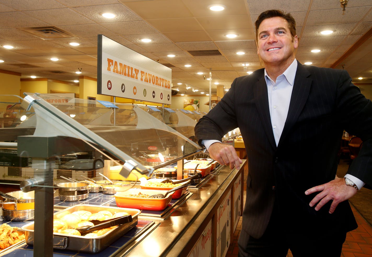 CEO Andrew Wedo of Old Country Buffet. ] JOELKOYAMA&#x201a;&#xc4;&#xa2;jkoyama@startribune Maplewood, MN on June 5, 2014.