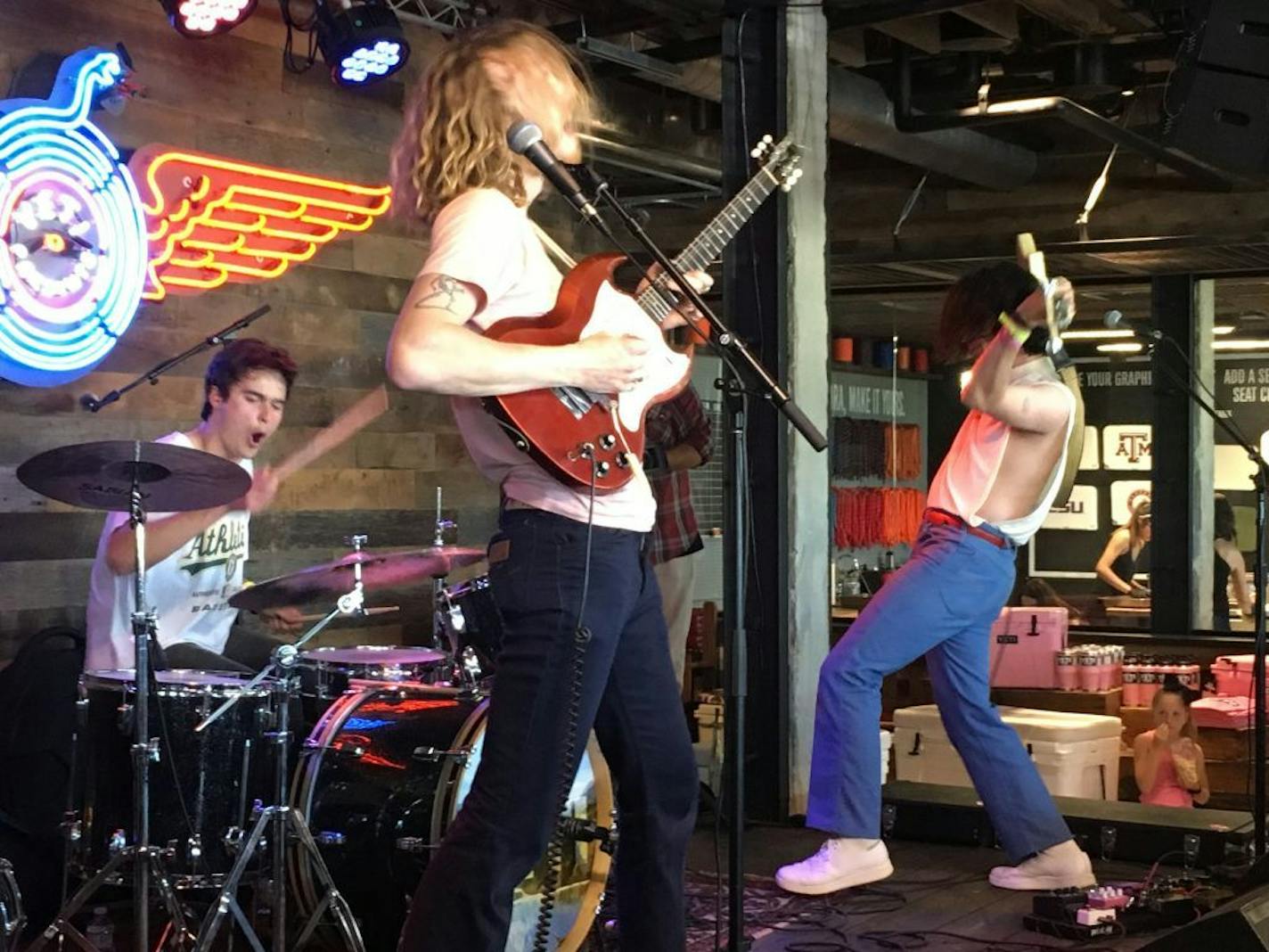 Naked Giants performed at SXSW.