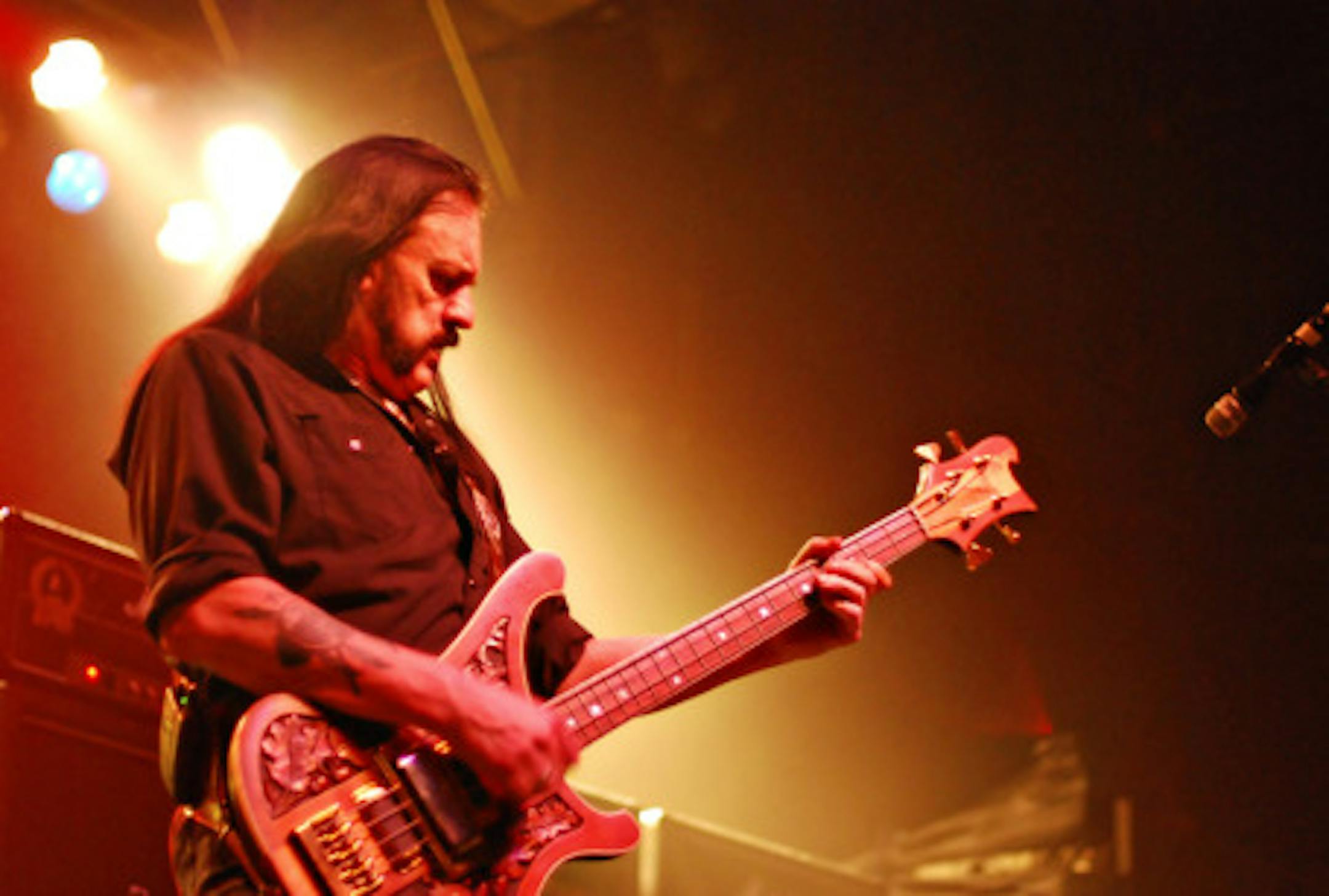 Lemmy at Motorhead's last First Ave show in 2008 (he's looked the same for 30 years). / By Leslie Plesser