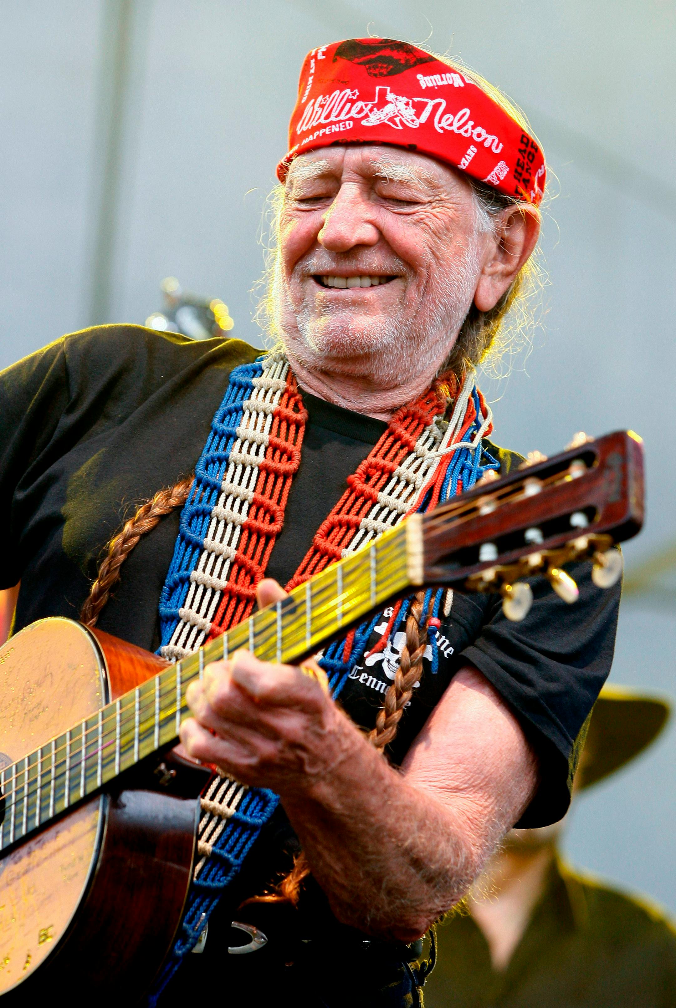 Willie Nelson performs at the Bonnaroo Music and Arts Festival 2008, Friday, June 13, 2008, in Manchester, Tenn.