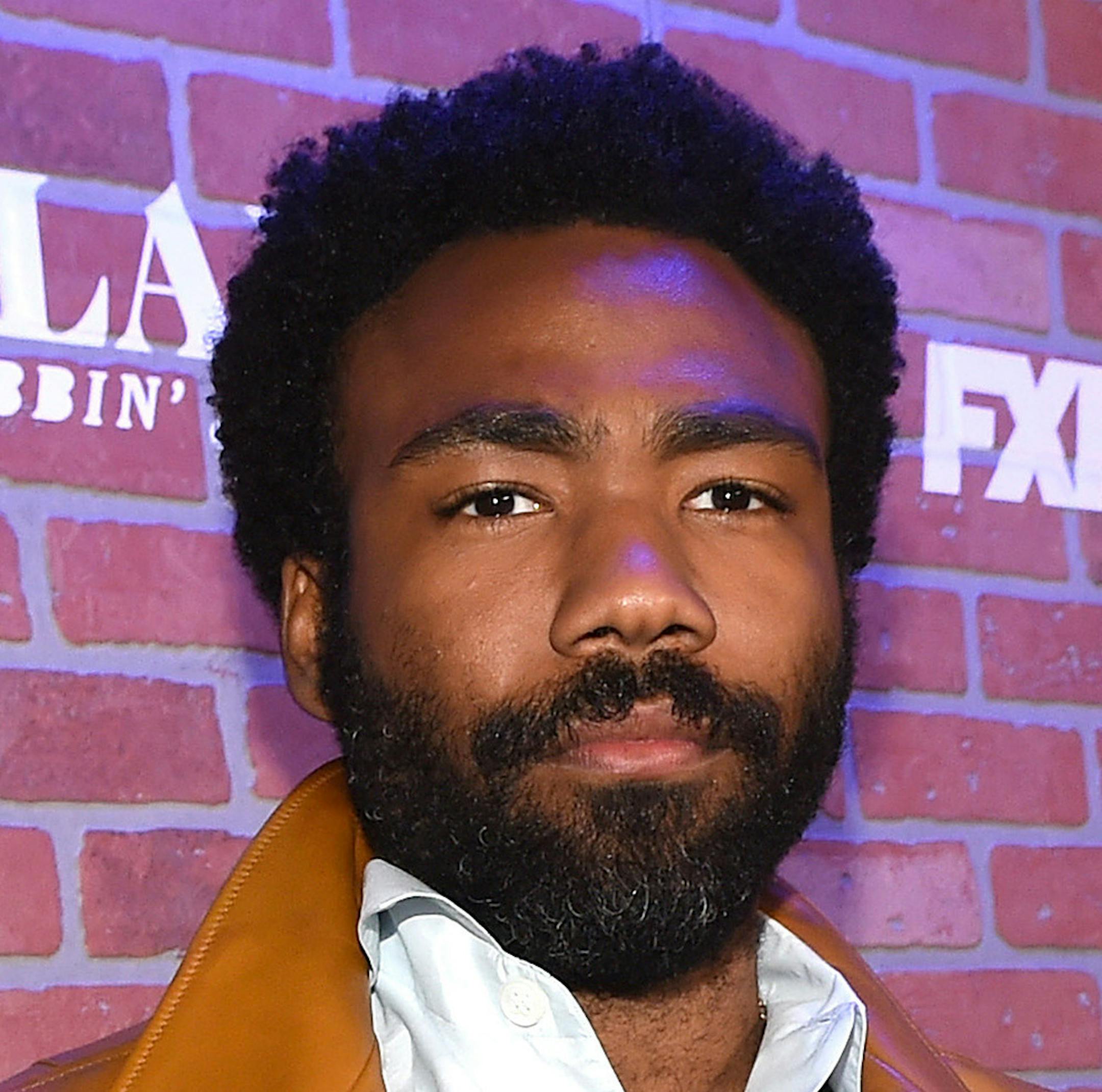 Donald Glover arrives at the red carpet event for FX's "Atlanta" at the Ace Theatre on Feb. 19, 2018 in Los Angeles. (Frank Micelotta/FX/PictureGroup/Sipa USA/TNS) ORG XMIT: 1227171