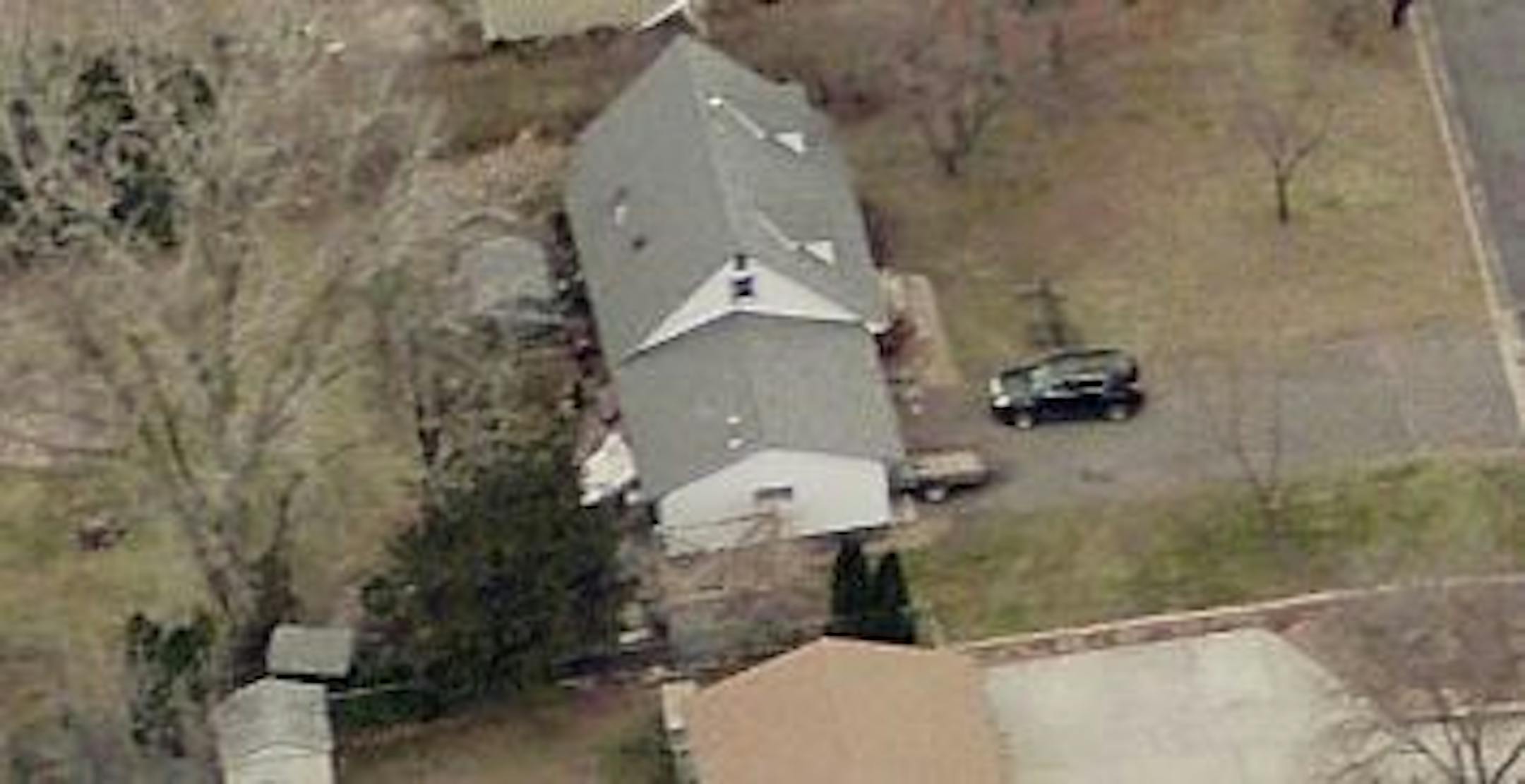 Fire struck this home in Andover in the middle of the night. Credit: Anoka County property records