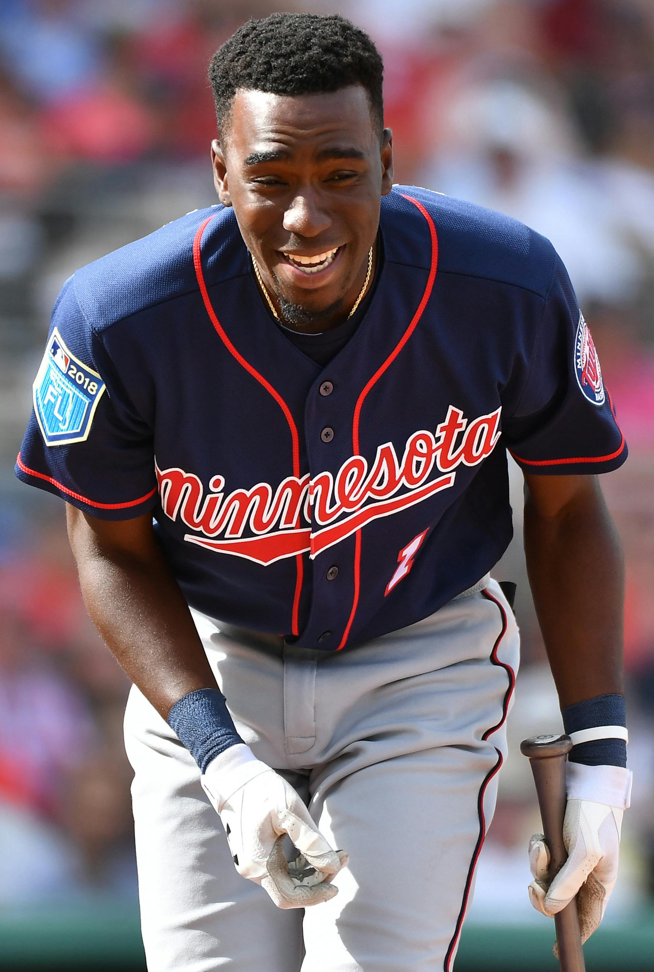 Twins infielder Nick Gordon (1) was hit by Red Sox Pitcher Logan Boyd in the seventh inning. ] MARK VANCLEAVE &#xef; mark.vancleave@startribune.com * The Minnesota Twins played the Boston Red Sox at JetBlue Park in Fort Myers, Florida on Friday, Feb. 23, 2018.