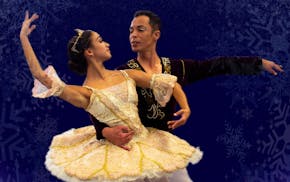 Michaela Macauley and Wesley Rocha in Continental Ballet's "The Nutcracker."