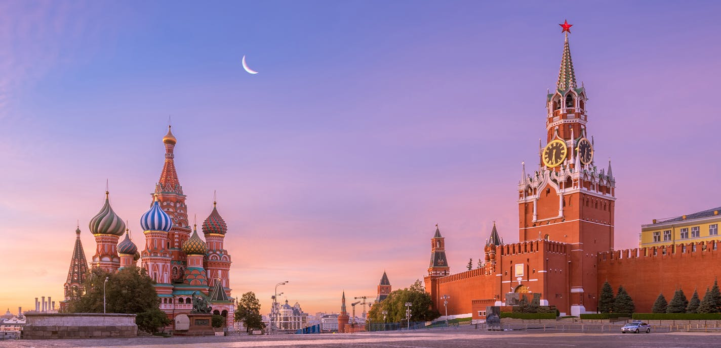 Red Square in the morning.