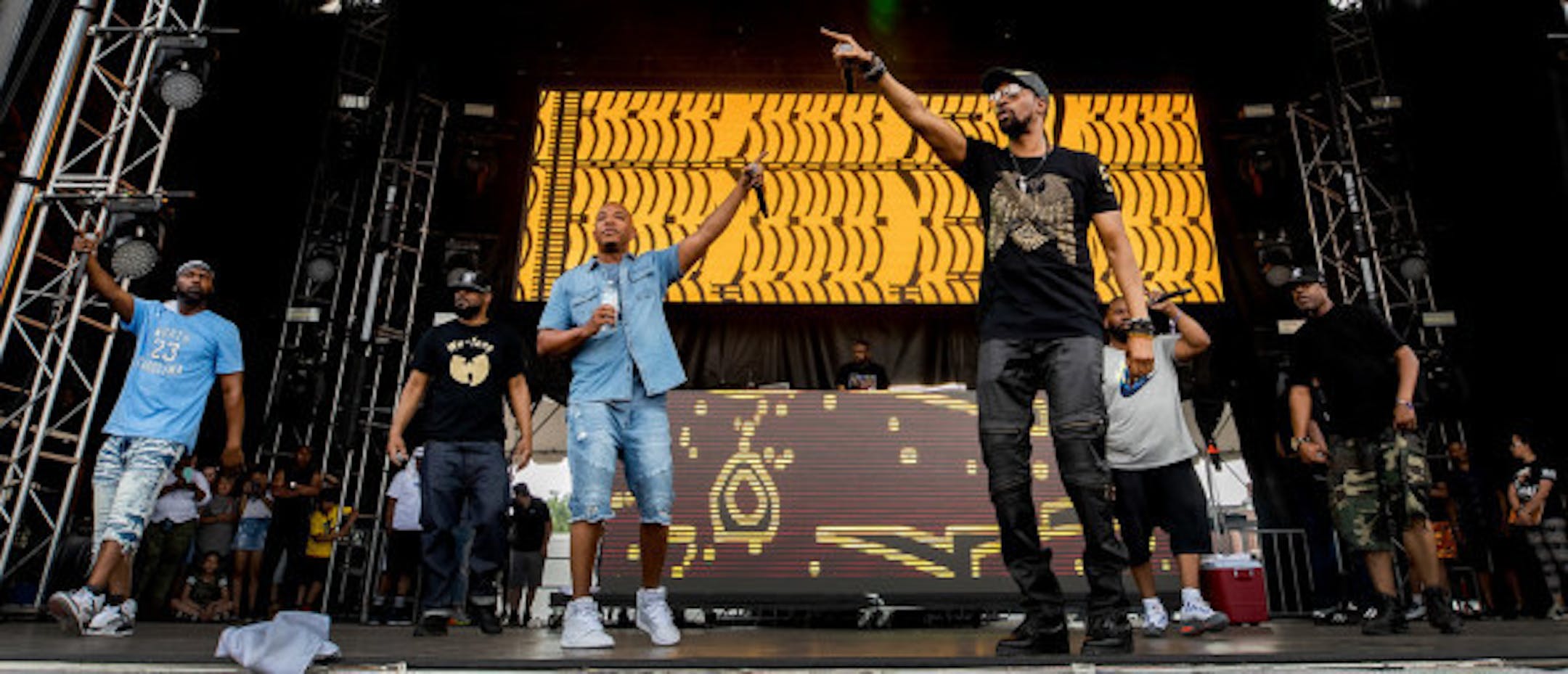 All the members of Wu-Tang Clan showed up and threw down at the Soundset fest in May. / Carlos Gonzalez, Star Tribune