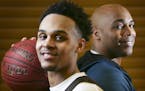 Apple Valley's Gary Trent Jr. (left) is already among the best prep basketball players in the nation, and his former pro ball-playing father Gary Tren
