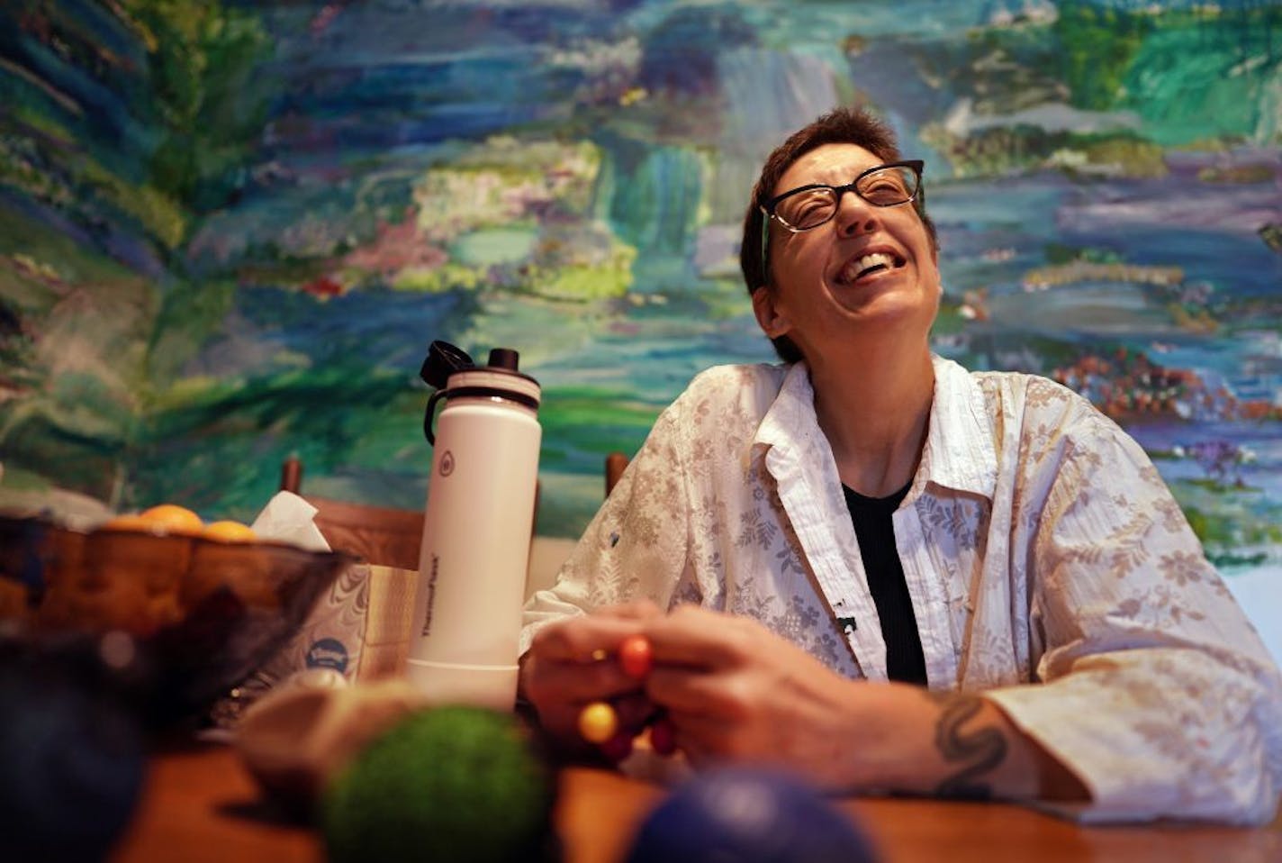 Apple Valley artist Sarah Bender is among the co-founders of the "Treat People Like People" campaign. She said people frequently make false assumptions based on her disabilities.