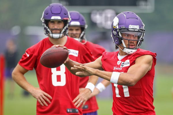 Vikings preview: Big question at quarterback. Who's No. 2?