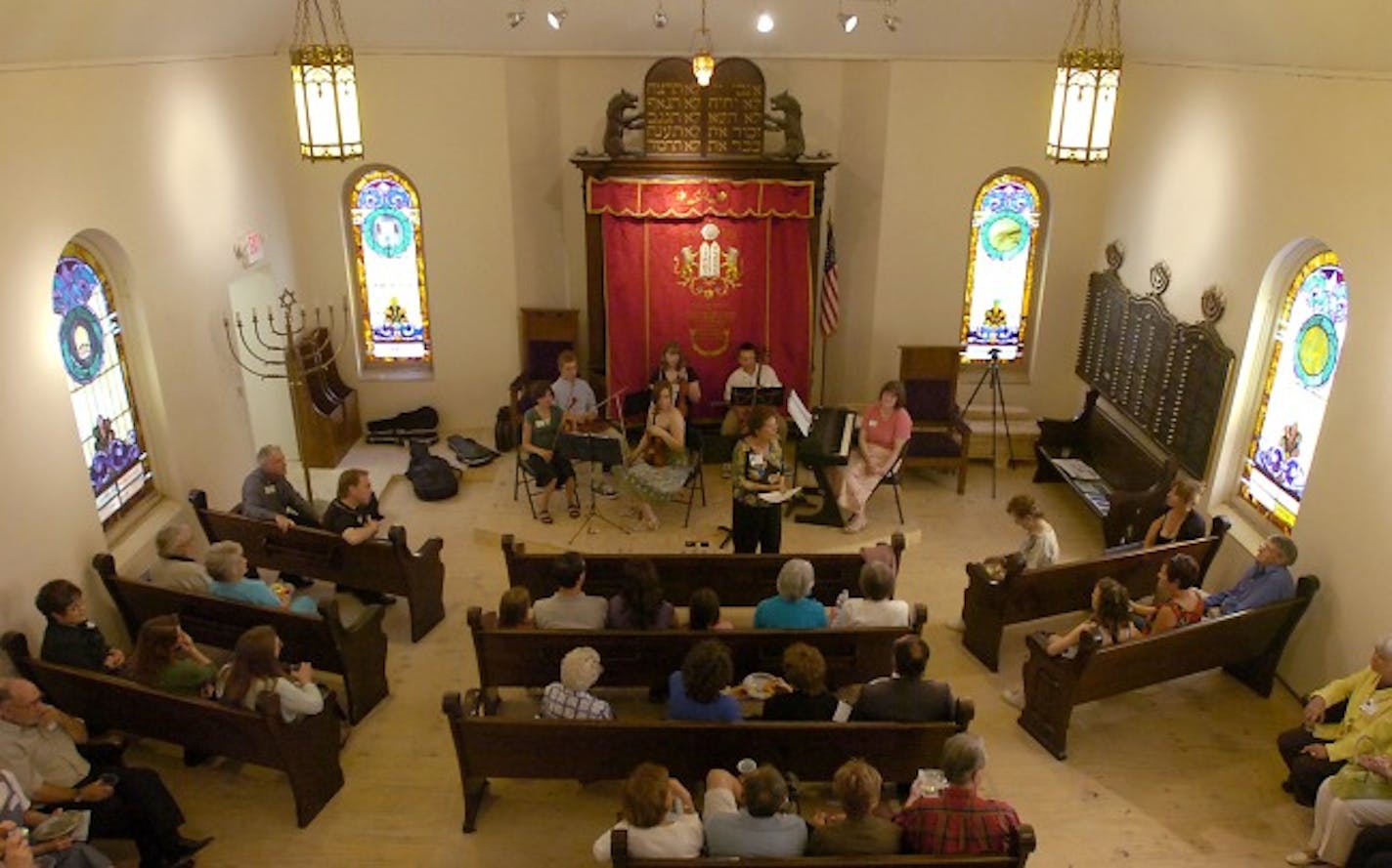 2008: An open house at the B'nai Abraham Synagogue in Virginia, Minn., the last standing synagogue on the Minnesota Iron Range.