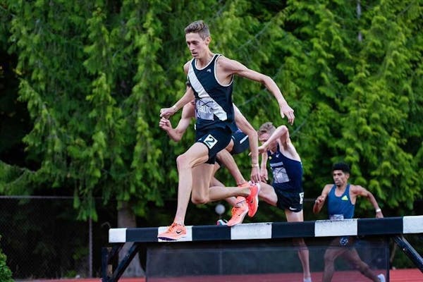 Mason Ferlic had such a good year that he actually qualified for the Olympic trials in the 1,500, steeplechase and 5,000-meter run but said he will on