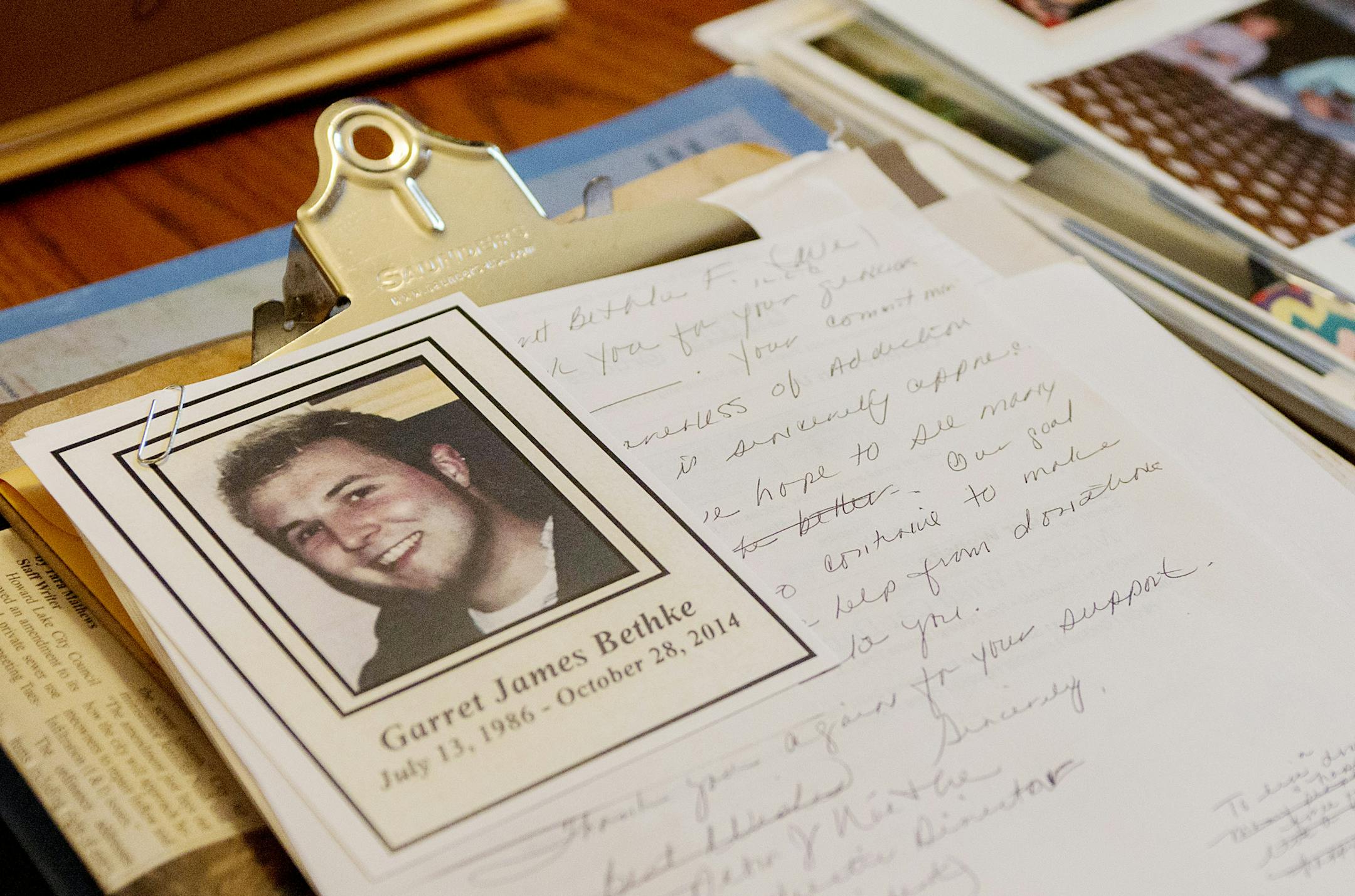 Garret Bethke died of a heroin overdose last fall. The 28-year-old had been using the drug for several years before he told his mother about his addiction.