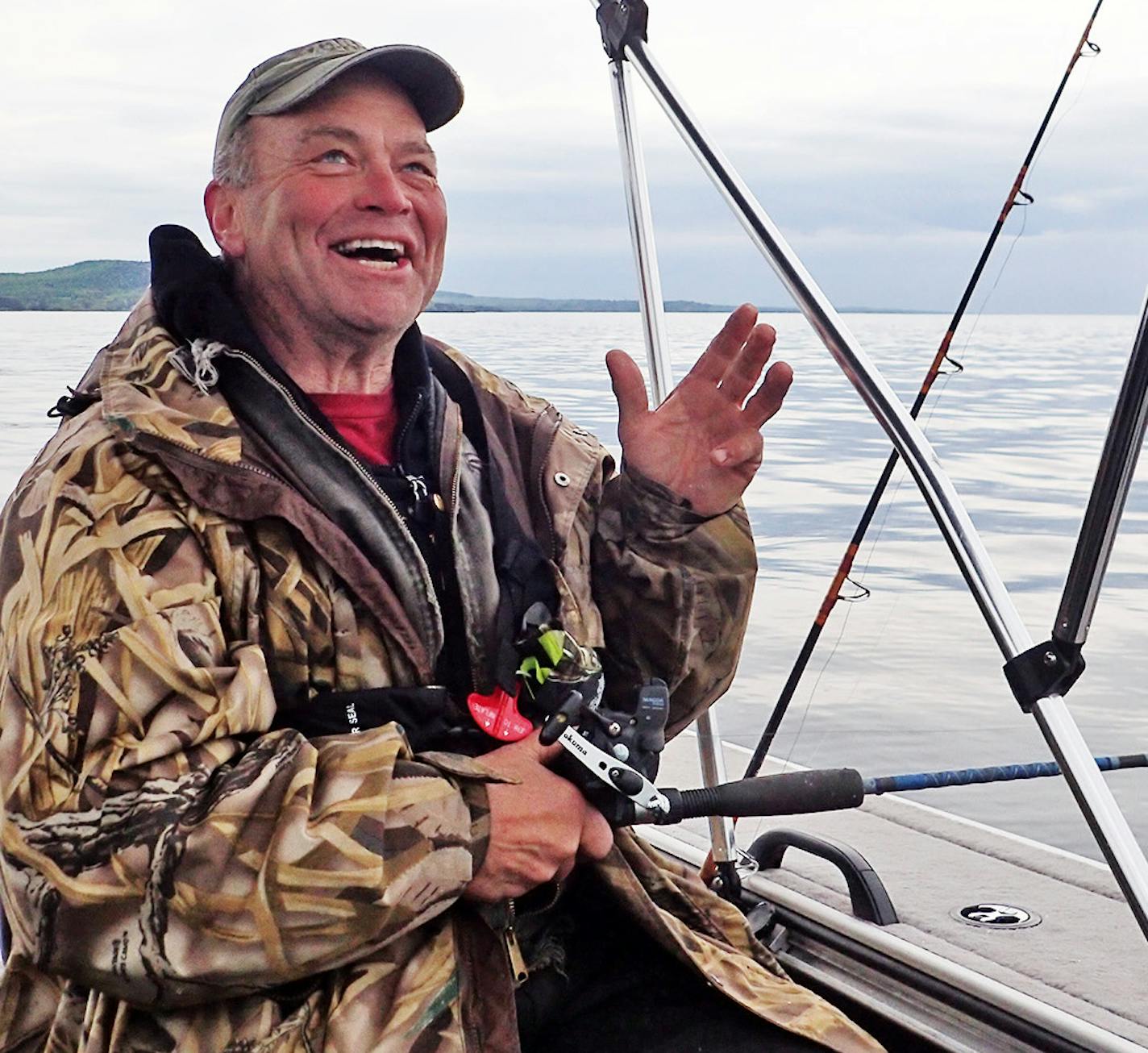 Tim Sonday's smoked lake trout are famous among his friends and family in Two Harbors, but his passion for catching the fish by maneuvering his small boat in Lake Superior's deep water comes first.