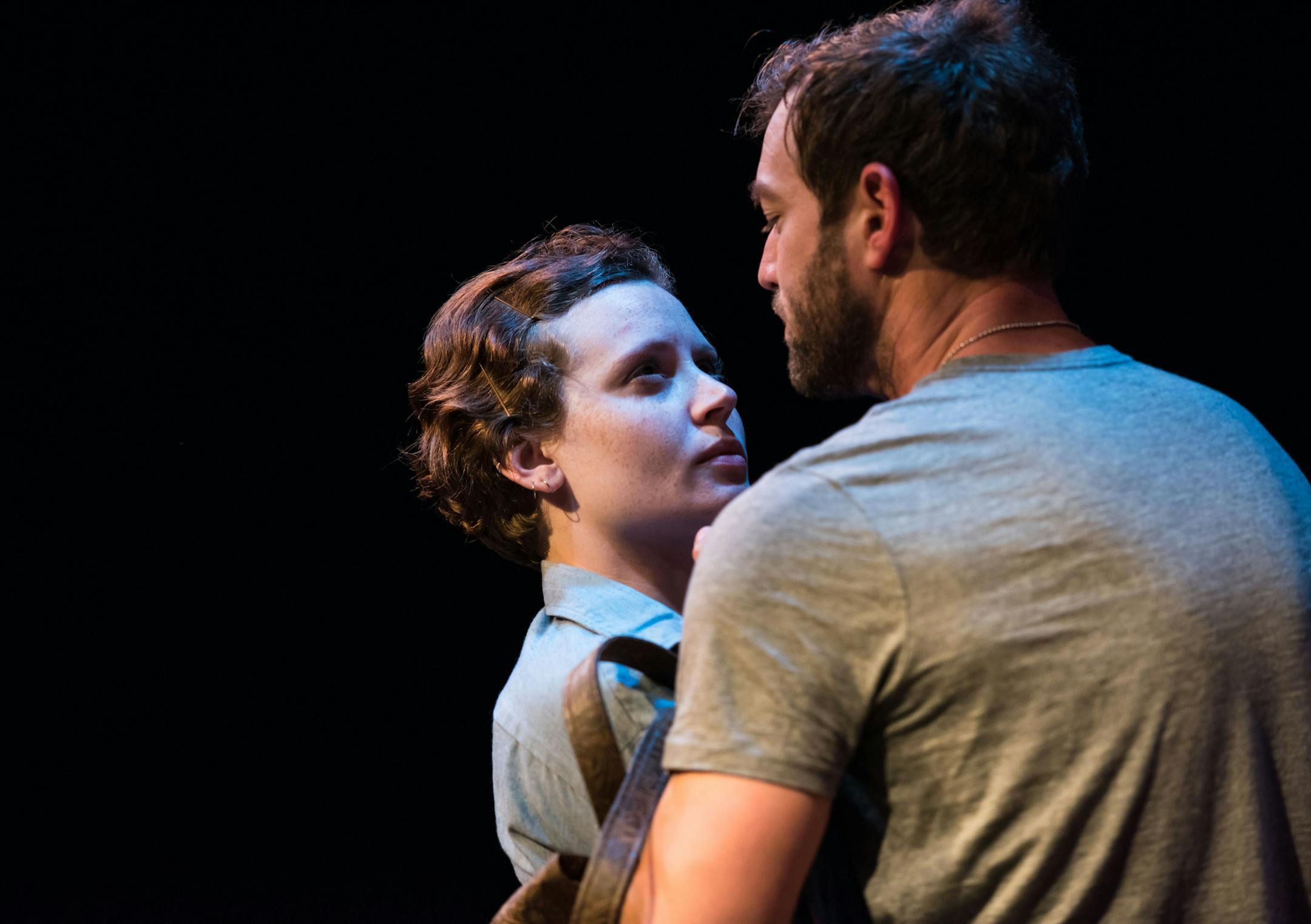 Ashley Rose Montondo and Peter Christian Hansen in "H2O."