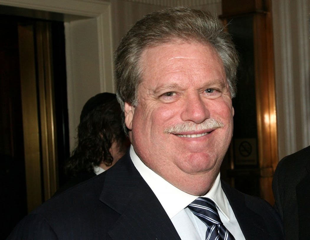 In this Feb. 27, 2008, file photo, Elliott Broidy poses for a photo at an event in New York. 