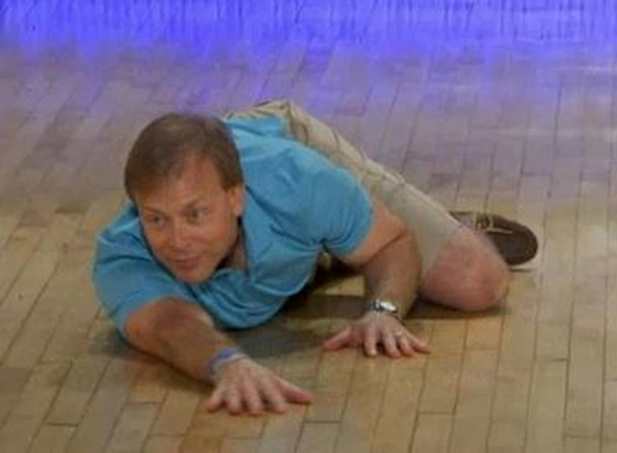 Patrick LeVoir of Eagan gets ready for his impromptu dance routine on "So You Think You Can Dance."