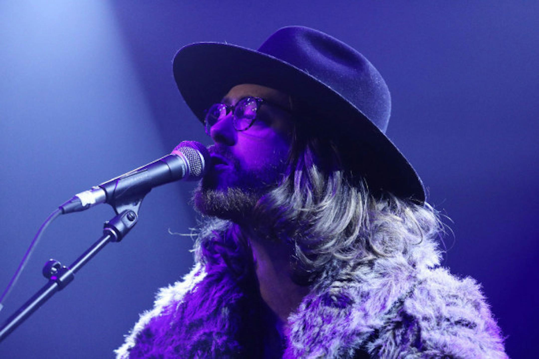 After finishing his bed-in for peace with Yoko, Jeremy Messersmith debuted songs from his next album during the Current's birthday party at First Avenue in January. / Anthony Souffle, Star Tribune
